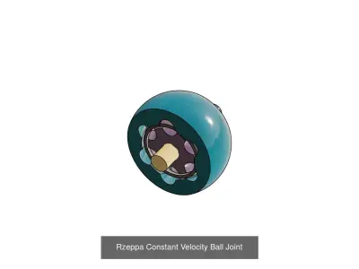 Different Ball Joints Mechanisms 3D Model Collection