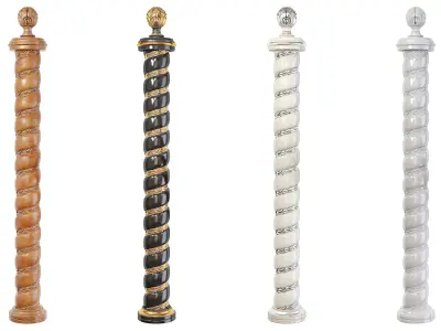 Classic baluster 05 3D model