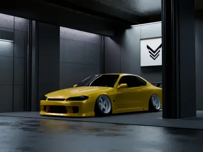 Clean Garage 3D Model 3D model