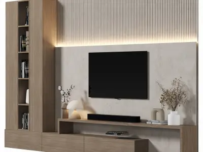 158 tvwall 158 3D model
