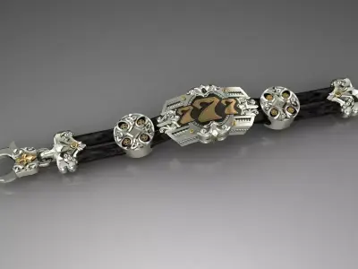 Bracelet 777 3D print model