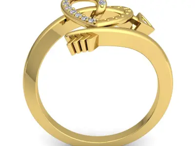 luxury Fancy Ring59 3D print model