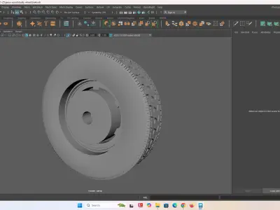 6 spoke Dayton fornt old school Rc wheel 3D print model