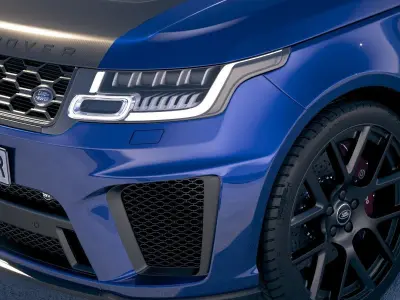Range Rover Sport SVR 2018 3D model