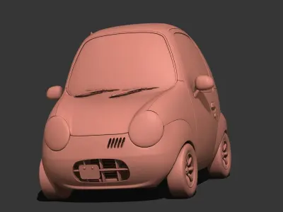 Cartoon Car 3D model