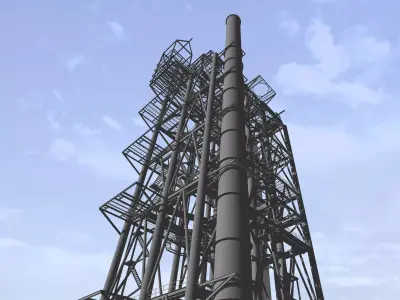 Industrial building 23ZZ20 3D model