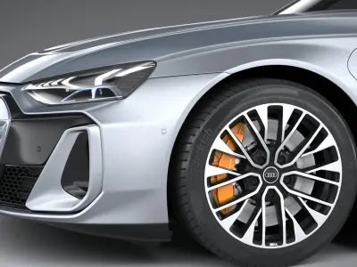 Audi S E-Tron GT 2025 3D model