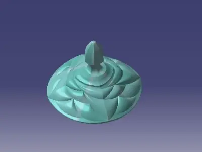 bamboo canister bowl and lid for printing and producing 3D print model