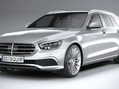 Mercedes E-Class Estate 2021 3D model