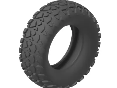 Plastic Heavy Truck Tyre Toy 3D model