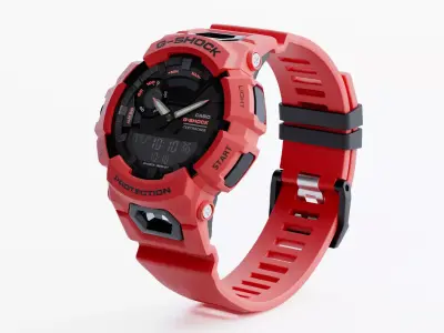 CASIO G-Shock Watch Low-poly 3D model