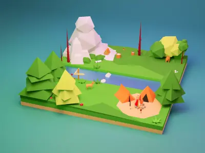 jungle adventure Free 3D model