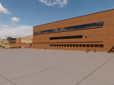 LABORATORY BUILDING 3DMODEL 3D model