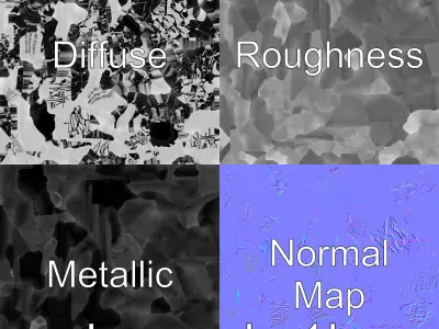 Reconciliation Bench Stele Marble Mosaic Low-poly 3D model