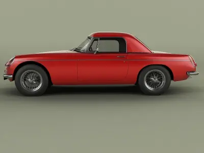 MG MGB Coune Hardtop 3D model