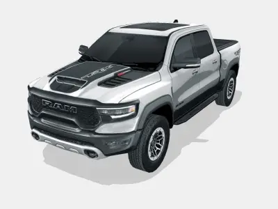 RAM 1500 TRX 2021 Low-poly 3D model