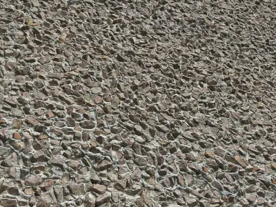 Ultra realistic Stone Wall 3D model