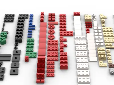 TwindBricks3D - 40254 Nutcracker 3D print model