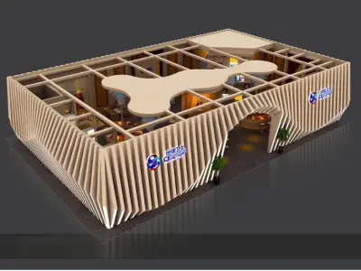 Exhibition - Area - 24X15-3DMAX2012-03 3D model