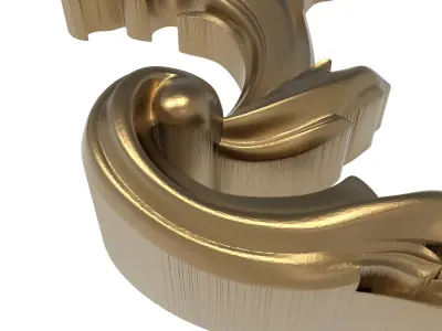  decorative pattern ready for 3D printing 3D model