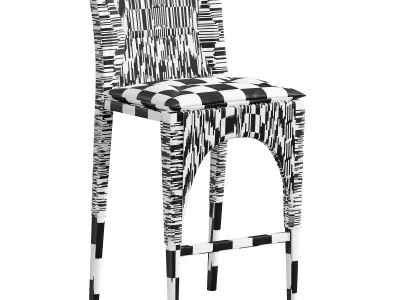 COCOON SIDE CHAIR by baker 3D model
