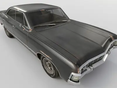Impala 67  Low-poly 3D model