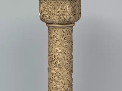 Column 008 Gothic 3D model