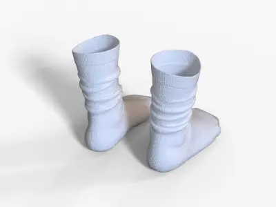 Long Socks Modeling 3D model