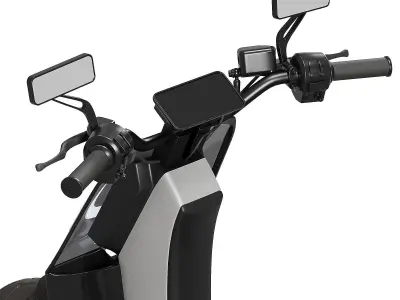 Naon electric scooter Low-poly 3D model