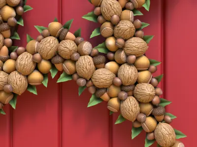 Christmas Wreath 3D model