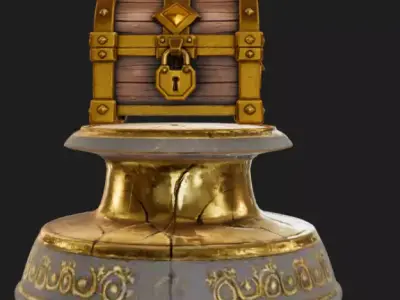 Legendary Golden Chest 3D print model