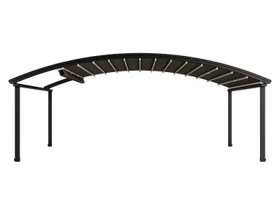 Motorized Pergola 4 oil rubbed bronze 3D model
