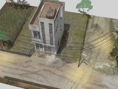 2 Marla House Low-poly 3D model