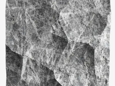 426-RockPanel rock wall art 3D model