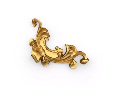 Classic decor ornament 136 3D model