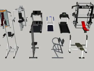 GYM ROOM 3D print model