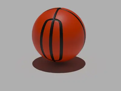 Basket Ball model Free 3D model