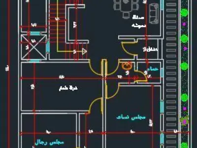 Filla modern house in abu dhabi 3D model