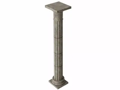Column Low-poly 3D model