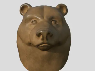 Bear Head 3D model