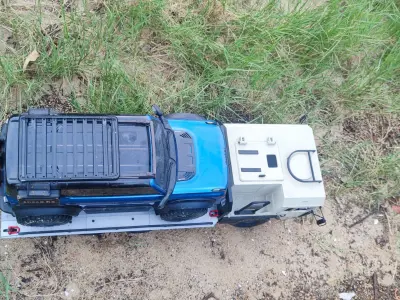 Crawler Cat 1 TRX6 Tow Bed - 1-10 RC body attachment 3D print model