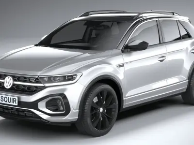 Volkswagen T-Roc R-line 2022 3D model