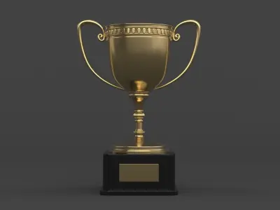 Trophy Cup 3D model 23