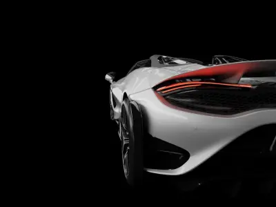 SUPERCARS - McLaren 765LT Spider and Ferrari 812 Superfast 3D Model Pack