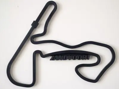 Zandvoort F1 Racing Track 2025 3D print model