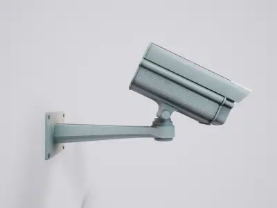 Surveillance Camera Free low-poly 3D model