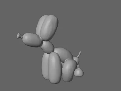 BALLOON DOG 3D print model