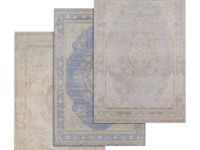 Rug Set 1231 3D model
