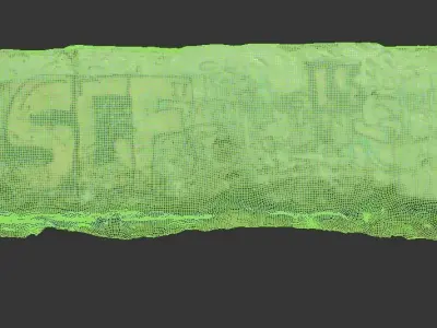 Stone slab Scan model 3D model