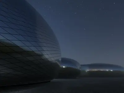 Gallery exibition pavillion max 3d model Low-poly 3D model